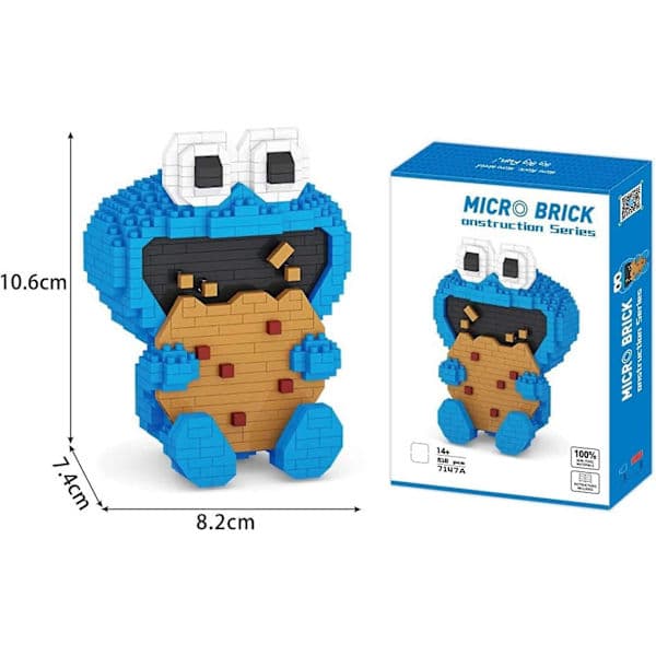 Nanobyggklosser, Cookie Monster Miniblock - spottsalg