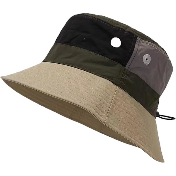 Unisex Kokoontaitettava Aurinkohattu Kalastajanhattu Vedenpitävä Aurinkohattu Kesä Ranta Ulkoiluhattu Caqui