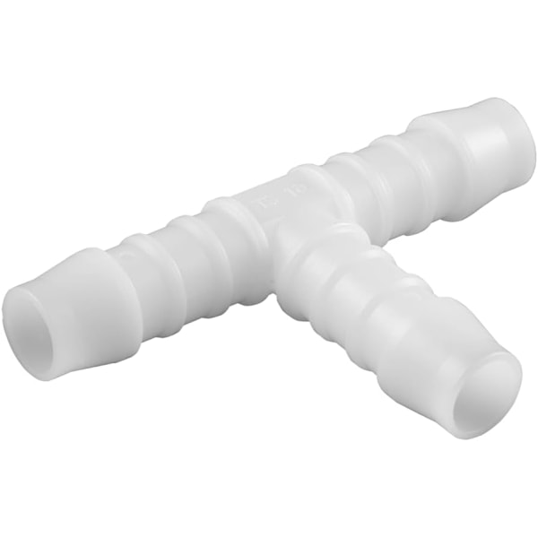 T-stykke: Slangetilbehør i plast, for enkel tilkobling og forgrening av 10 mm slanger, 2 stk.