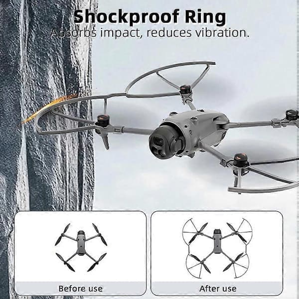 Til DJI MAVIC 4 PRO Drone Padlebeskyttelse Propelbeskytter Kollisionsbeskyttelse