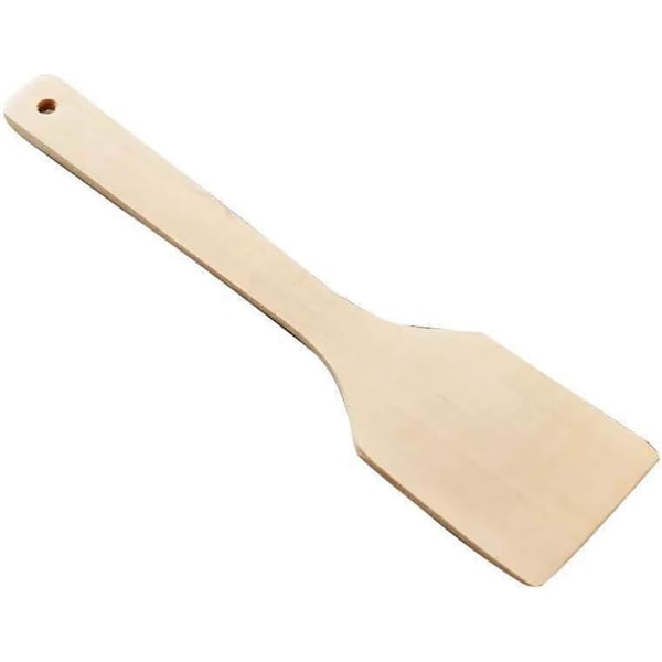 Universal ergonomisk kjøkkenstekespade i tre – multifunksjonell stekespade for hjemmekoking