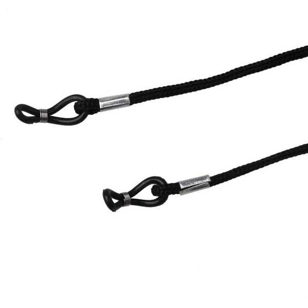4 stk. brillesnor, nylon sklisikker brillesnor justerbar nakkestropp holder snor svart brilleholder, 70cm