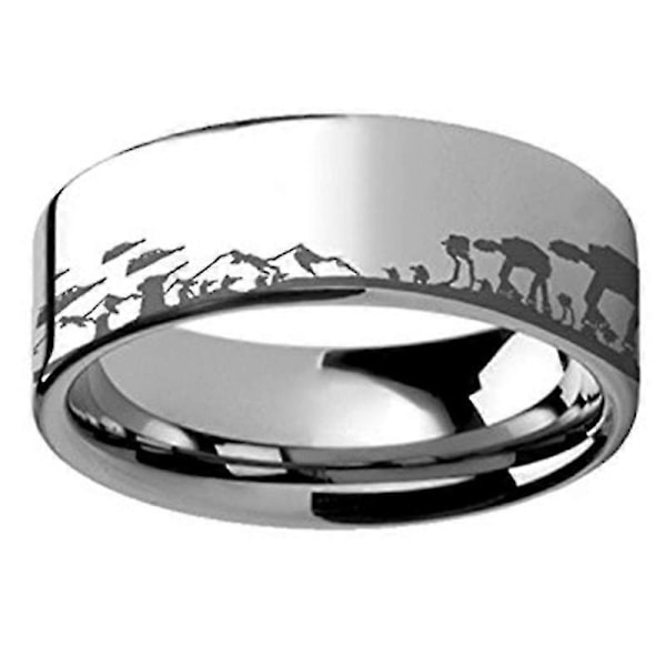 Titanium Stål Ring Film Star Wars Alliance Galactic Empire Ring Rustfritt Stål Ring
