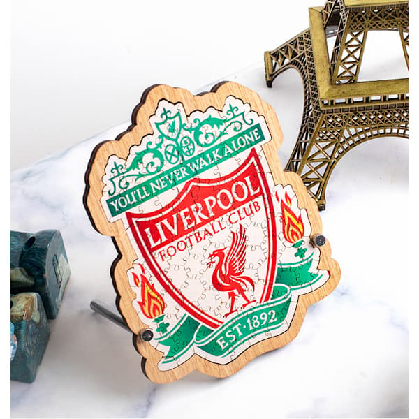 Liverpool træpuslespil, 100 brikker