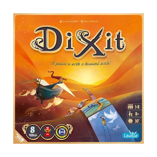 Dixit | Brettspill | Alder 8+ | 3 til 8 spillere | 30 minutters spilletid