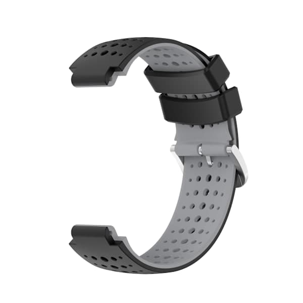Silikone urrem Garmin Forerunner 220, 230, 235, 630, 620, 735XT, Approach Sort Sort