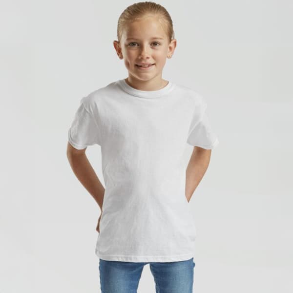 Barnas T-skjorte BTS hvit 12-13 år