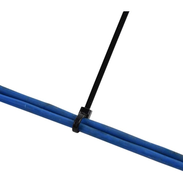 Buntebånd 2,5 mm x 200 mm (100), Svart
