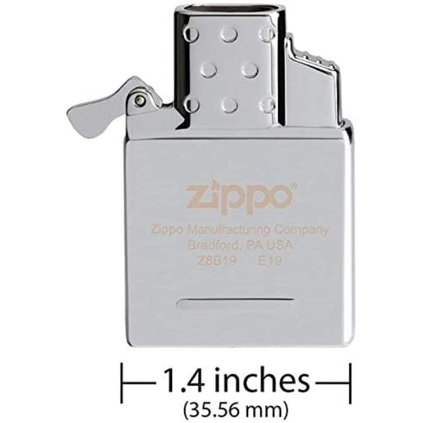 Zippo 2006812 Insats för Butan Tändare, Metall, Silver, 7.6 x 33 x 15.2 cm