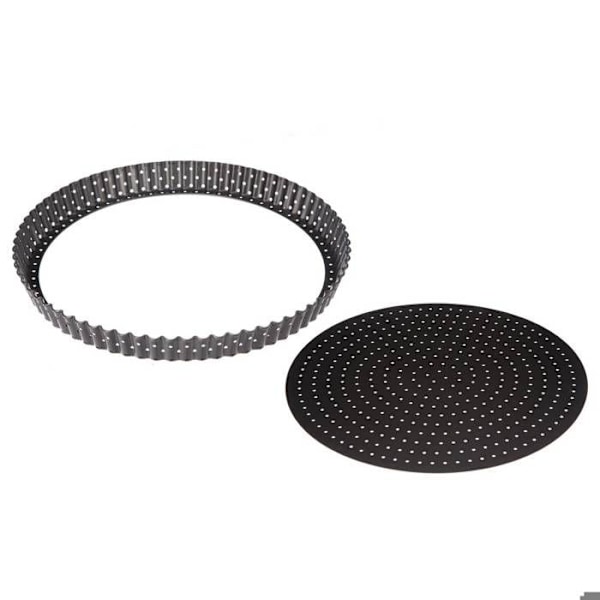 Paiform - Avtakbar - 28 cm - Metall - Perforert - Grå