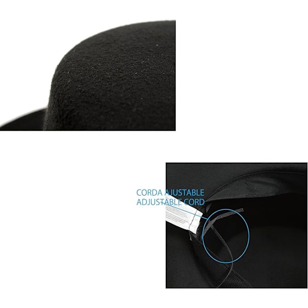 Sort Herrehat April Marked Sevillansk Hat