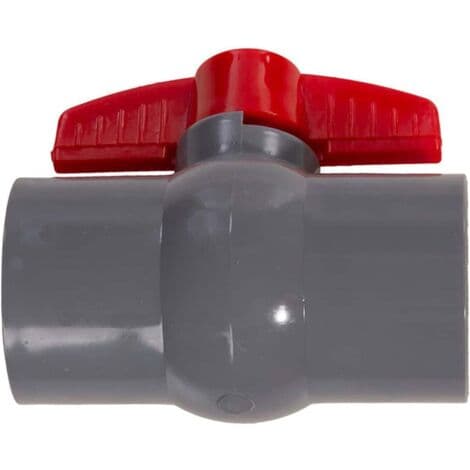 50 mm PVC kugleventil – Flowkontrol – Glidende klæbeforbindelse – Til vandapplikationer