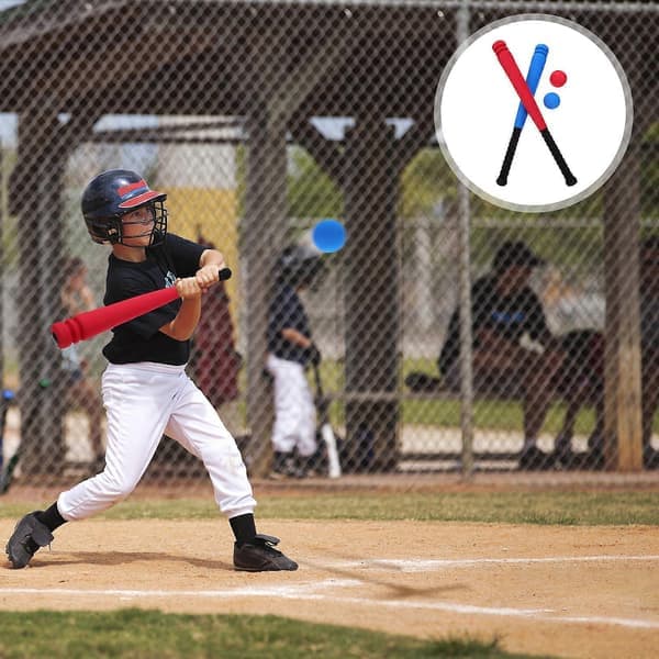 Sett baseballbat supersikkert baseballbat for barn baseballleketøy