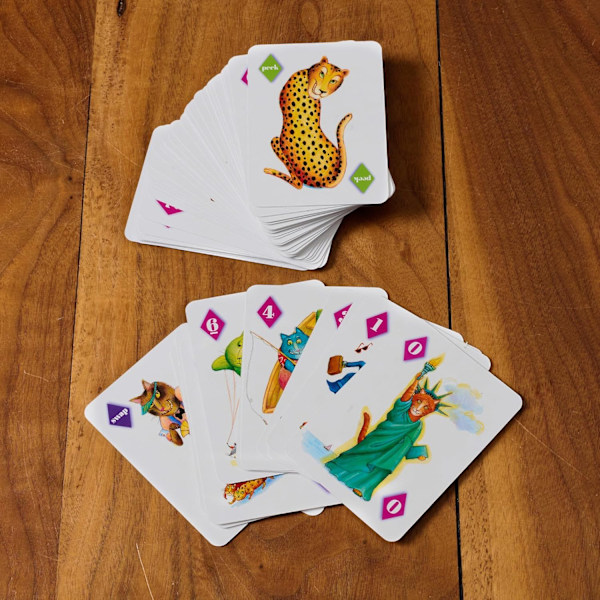 Rat-a-tat Cat Spel | Kortspel | Ålder 6+ | 2-6 Spelare | 20 Minuters Speltid, Flerfärgad, 5 Tum
