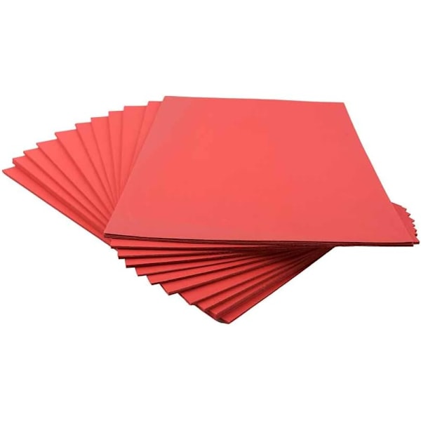 A4 160gsm Rött Färgat Kort (Förpackning med 100 Ark), HCP521