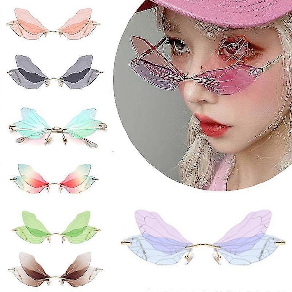Butterfly Solbriller Dame | Rammeløse Solbriller Butterfly | Butterfly Solbriller Menn - Sykkelsolbriller 03 sunglasses