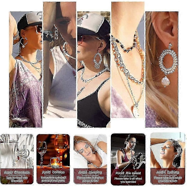 Lås Silverhalsband Hänglås Halsband Halsband Smycken Modehalsband Halsband---Modellkod25331-XG767
