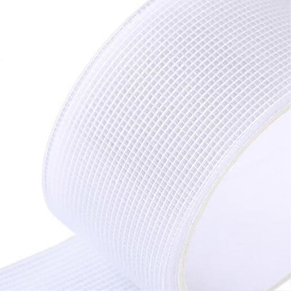 Fönsterskärm Reparationstejp Starkt Lim Extra Lång Bred Användning Glasfiberskärm Tejp Mesh Reparationslapp Kit white