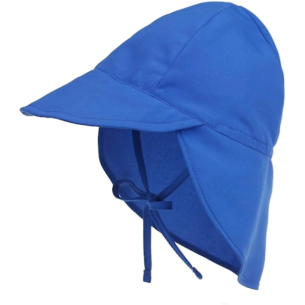 Solhatt för småbarn Upf 50+ Solhatt för små pojkar Solskydd Solhattar 9-18 Months E Royal Blue