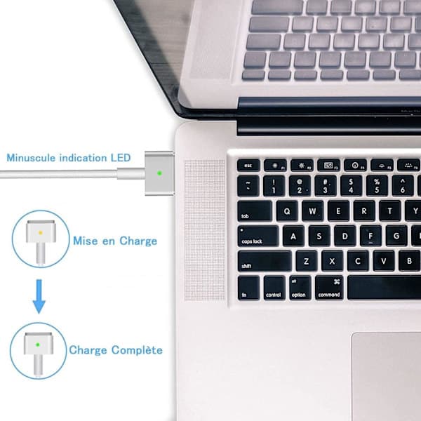 Oplader til Mac Book Pro Model A1424 A1398 A1425 A1502 A1435 A1465 85W T-Tip