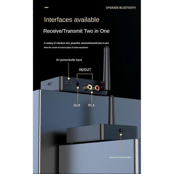 5.3 Bluetooth-ljudadapter AptX/HD/LL ljudmottagare