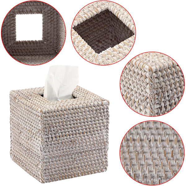 Firkantet Serviet Holder Dekoration Serviet Organizer Boks Terning Servietpapir Holder Boks Serviet Opbevaringskasse Dispenser Serviet Organizer