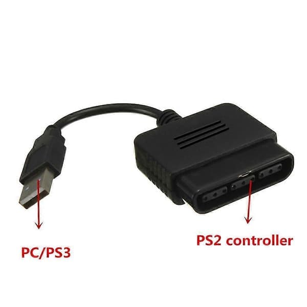 USB-sovitinkaapeli peliohjaimelle PS2 - PS3 PC-videopeleihin