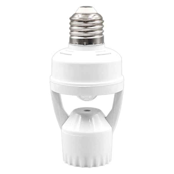Rörelseaktiverat Lamputtag, Rörelsesensor Lamphållare | E27 Smart Lamphållare Adapter