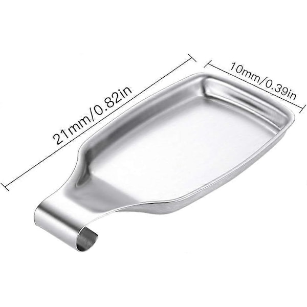 Skeholder i rustfrit stål - spatelholder til køkkenredskaber (20,5 * 11 cm)