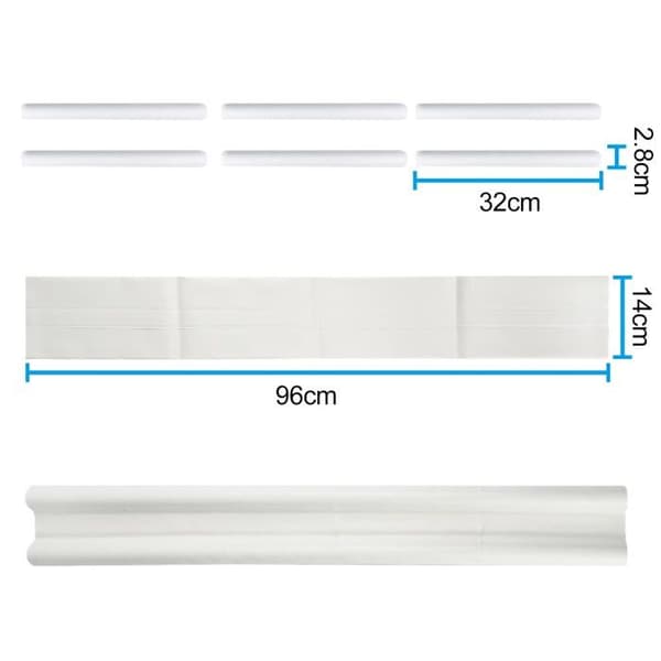 Dørstopper - AIMOONSA - 96 cm - Læder - Kuldeisolerende - Vaskbar