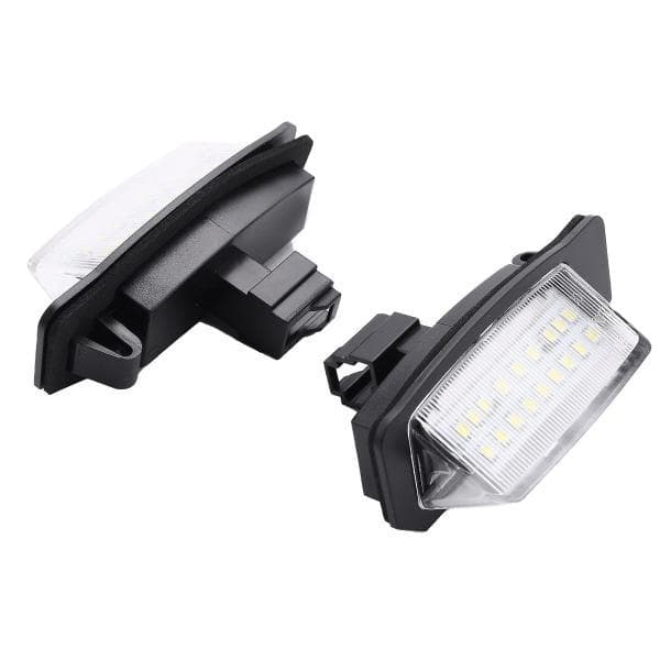 2 stk. 12V LED Canbus nummerpladelys til Mitsubishi Outlander, lys og fejlfri belysning