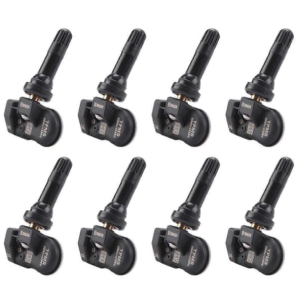 8 stk TPMS-sensor 433MHz 315MHZ Universal 2-i-1 Programmerbar MX-sensor for Autel dekktrykkovervåking