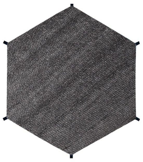 Trampolinhimmel - 2,7 × 2,4 m - Egnet til runde trampoliner med lige stolper - 8 fastgørelsesstropper - Beskyttelse mod sol og blade
