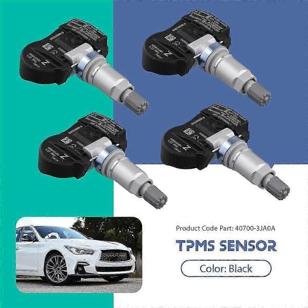 4 stk. bil TPMS-sensor 40700-3JA0A til Infiniti Q50 Q60 Nissan Altima Pathfinder dæktrykssensor