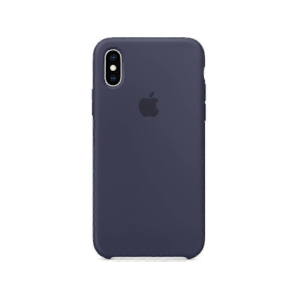Silikonskal för iPhone X & iPhone Xs MidNight Blue