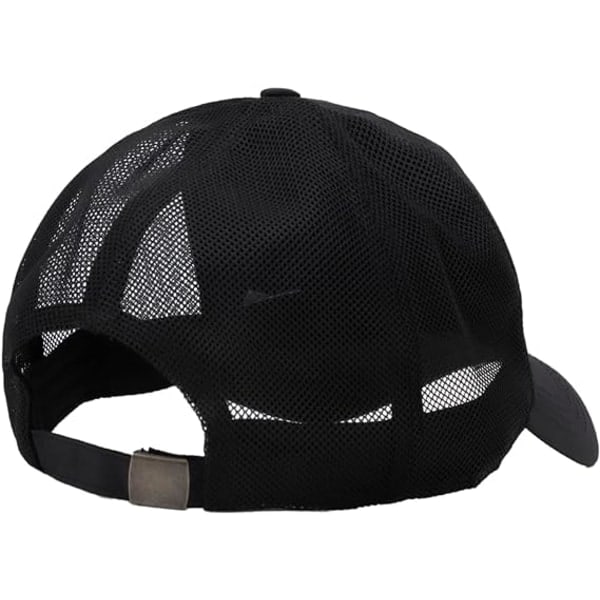 Mesh Hurtigtørrende Kasket Trucker Hats Justerbar Hat, Sort