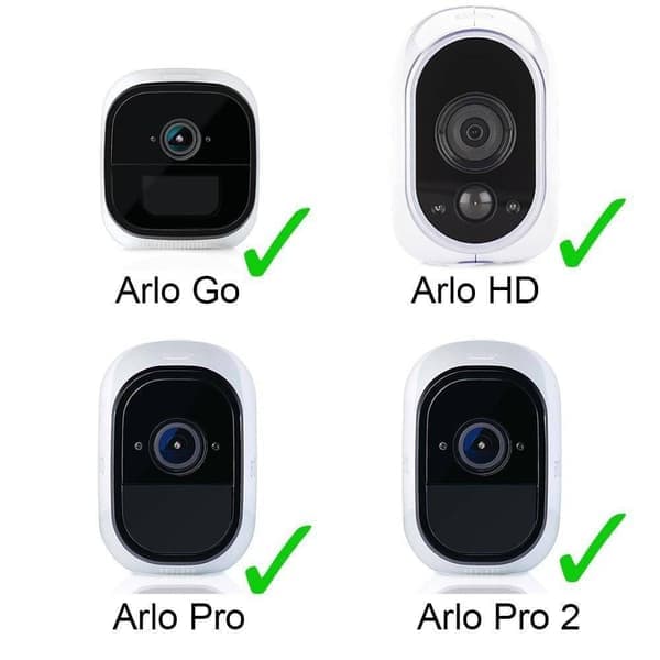 (4-pack) Inomhus/Utomhus Säkerhetskamera Väggfäste Justerbart Takfäste för Arlo Arlo Pro och Andra Kompatibla Modeller (Vit)