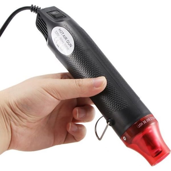 Varmepistol, 300W Elektrisk Varmluftpistol Temperatur Krympe FIMO Stempel Forsegling
