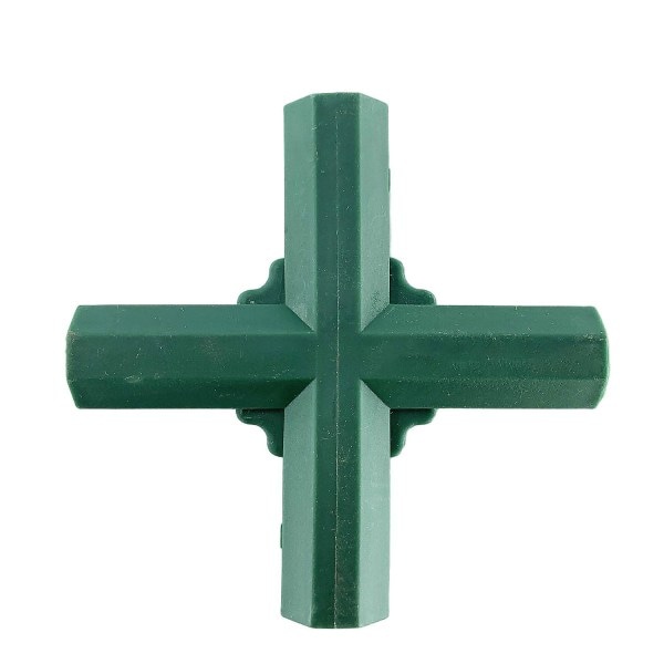 10 stk Plastrammekoblinger Koblinger rettvinklede rørkoblinger Byggekoblinger for drivhus 16mm 4-veis kryss
