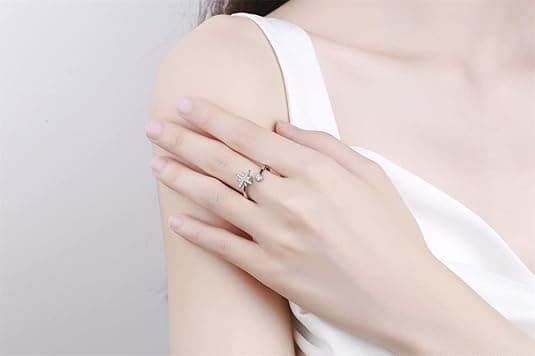 Stressring 3-pak – Justerbar Fidget Ring & Angstring i Rustfrit Stål til Kvinder