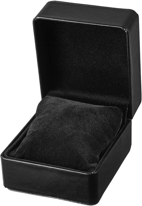 Klocka, högkvalitativt PU-armbandsklocka, presentförpackning, smyckeskrin