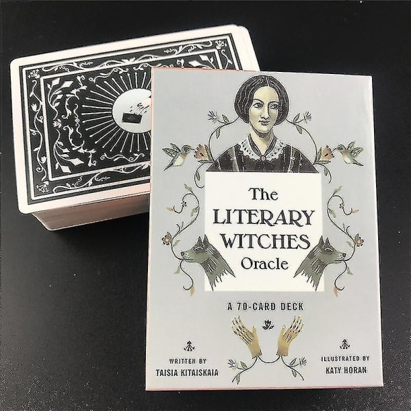 The Literary Witches Oracle Tarot -kortit Englanninkielinen versio Tarot-pakka Perheen kotihuvit Peli Korttipeli Lautapeli Lahja 78 kpl Tt26