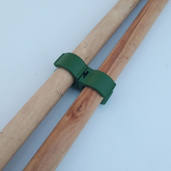 Flad espalierkobling haveslangeklemme spænder plastik 16 mm