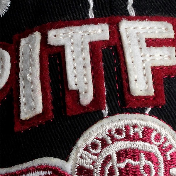 Broderad bomullspatch tvättbar justerbar baseballkeps Wine Red