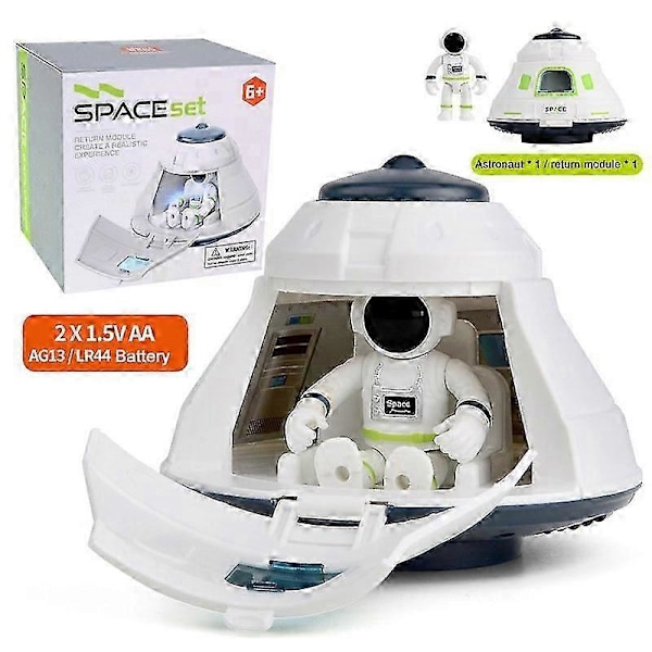 Leksaksraket Rymdskepp Astronaut Leksak Barn Tidig Utbildning Leksak Födelsedagspresent För Pojkar Flickor A