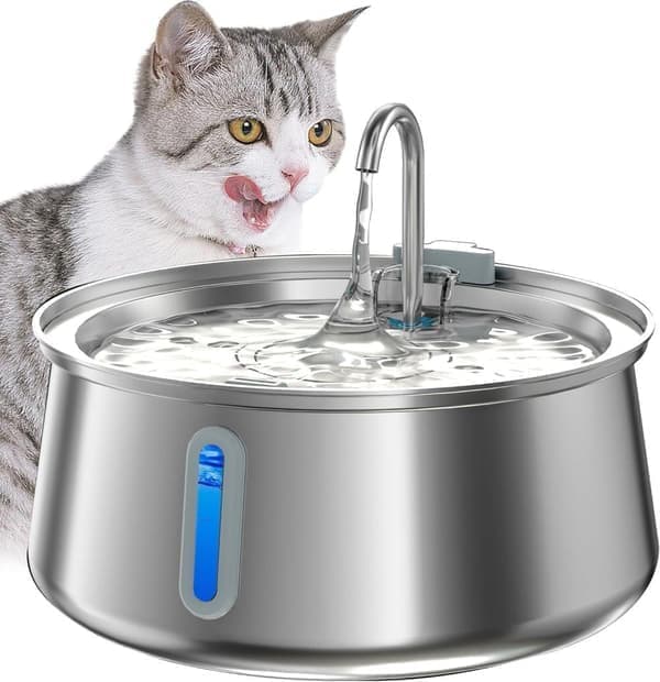 Vandfontæne 4 liter - Kattefontæne med biologisk sensor