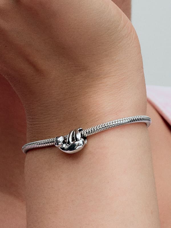 - Hængende dovendyr charm - Sterlingsølv
