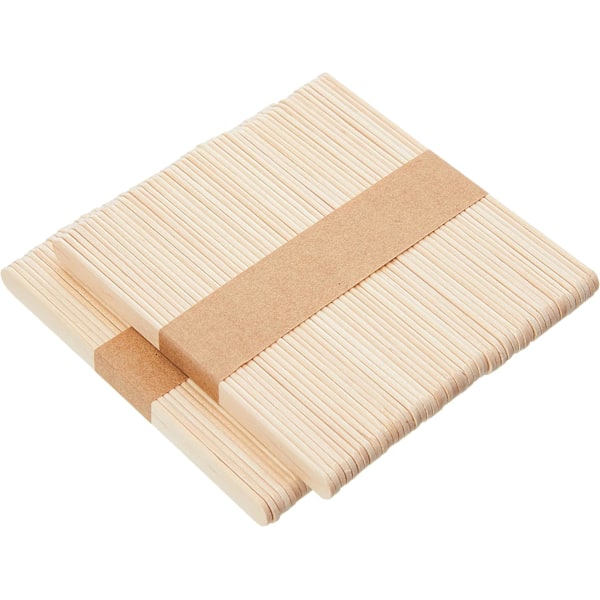 2 x 50 Ispinde til hobbybrug (Natur eller farvet) (Natur) fra ark Craft 93*10*2mm
