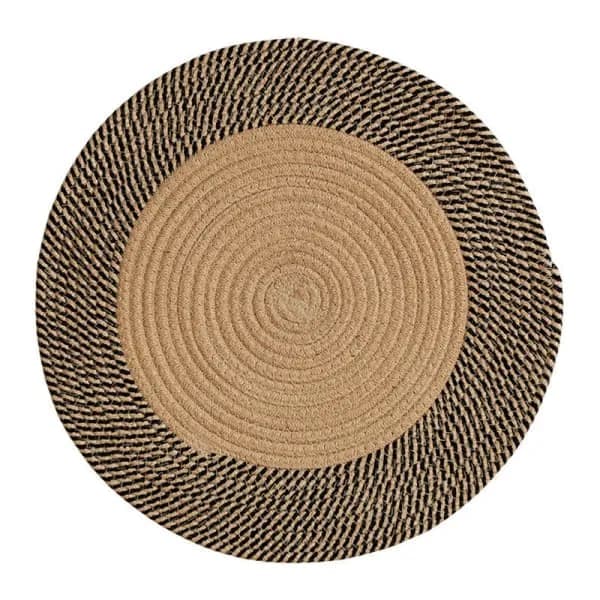 Juuttimatto pyöreä, luonnonkuitu juutti 75 cm