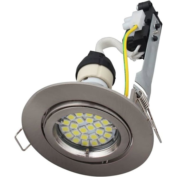 GU10 Lampun Kanta 5 kpl, GU10 Lampun Kanta Liittimet Kaapelilla ja Eristetyllä Kytkentärasialla 2A 250V LED-lampun Kanta